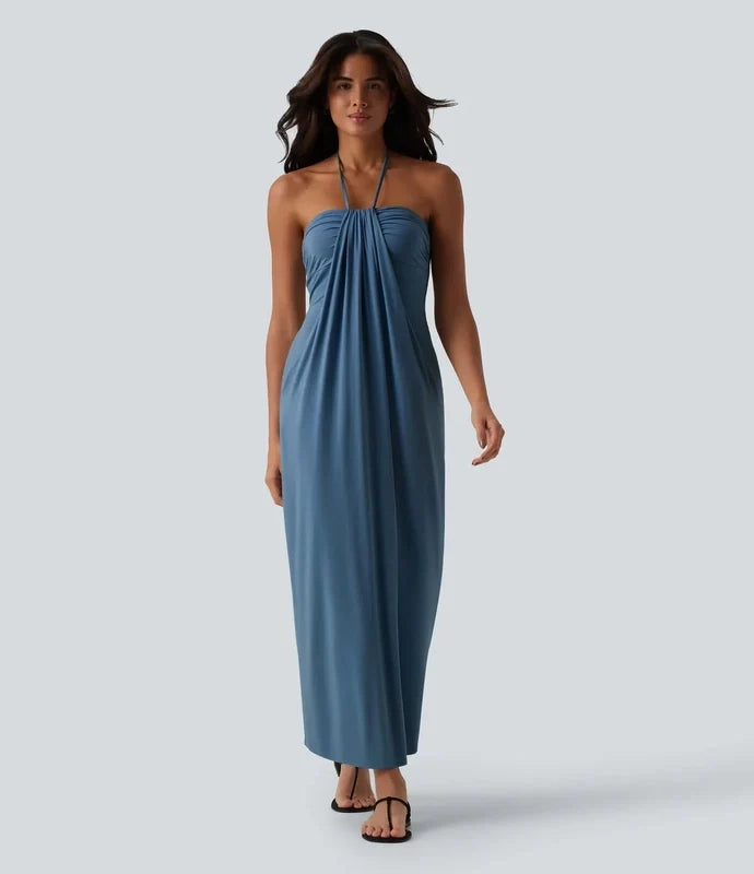 Vinose™ Serenity HalterDress – Soft, Flowy & Flattering
