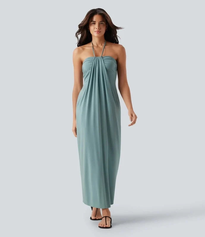 Vinose™ Serenity HalterDress – Soft, Flowy & Flattering