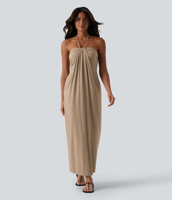 Vinose™ Serenity HalterDress – Soft, Flowy & Flattering