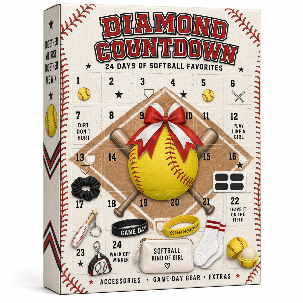 Diamond Countdown™ Softball Advent Calendar
