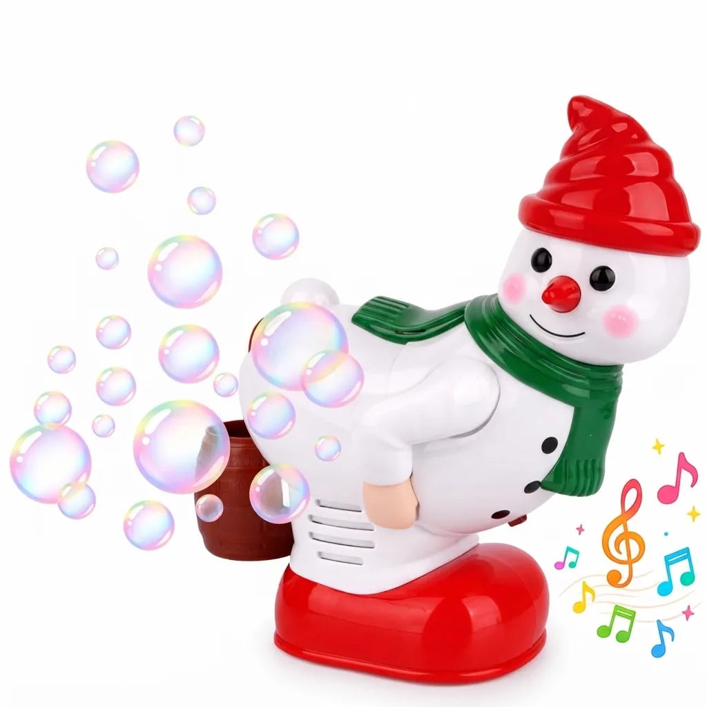 Christmas character bubble machine