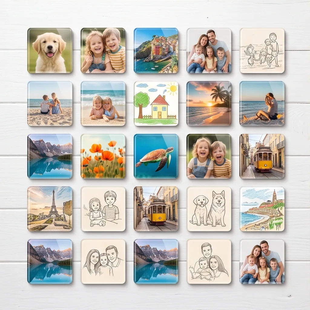 PhotoKeeps™ Acrylic Magnet