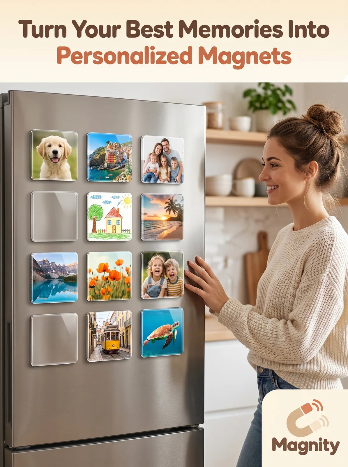 PhotoKeeps™ Acrylic Magnet