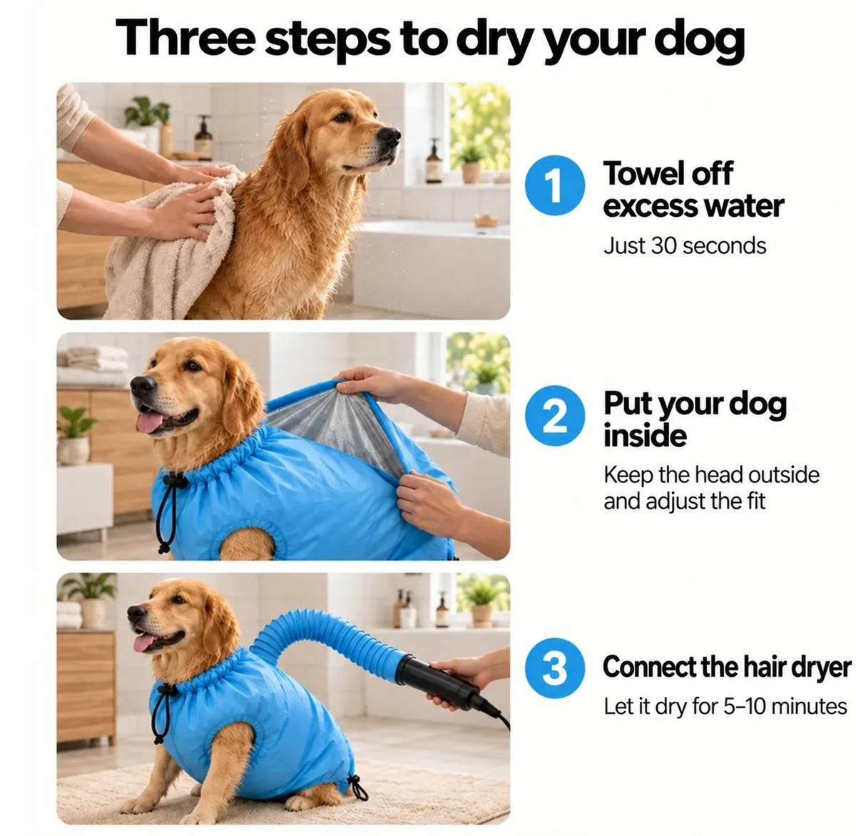 DryPaw™ Pet Drying Suit