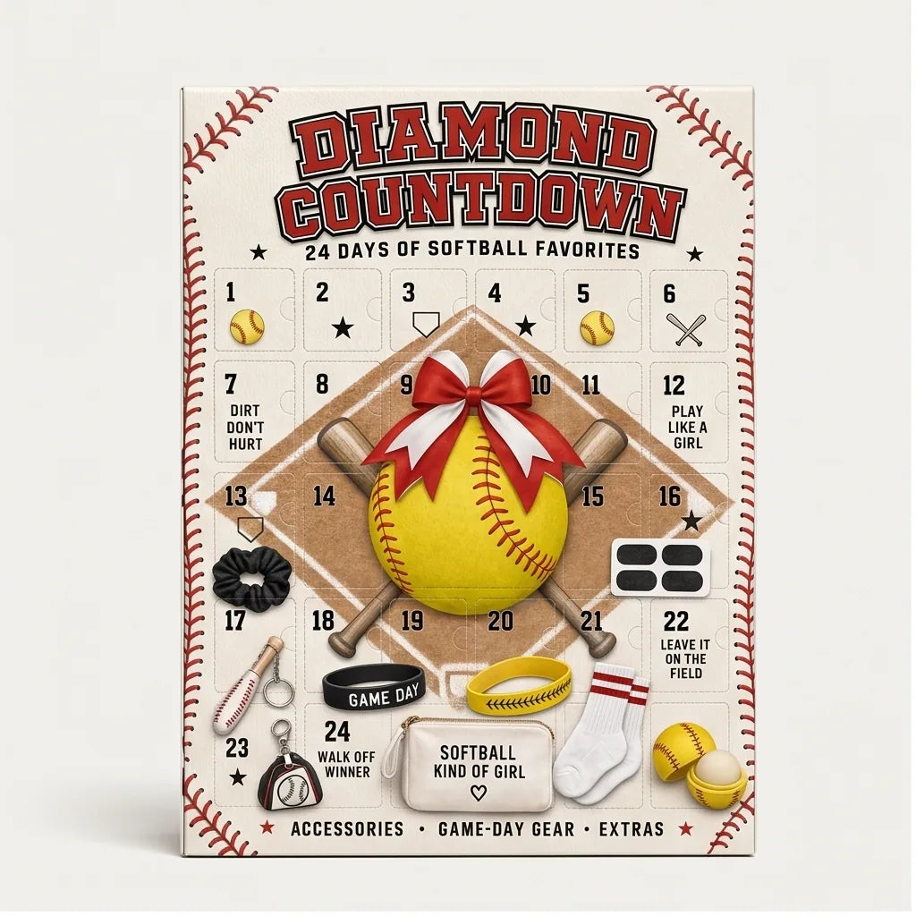 Diamond Countdown™ Softball Advent Calendar