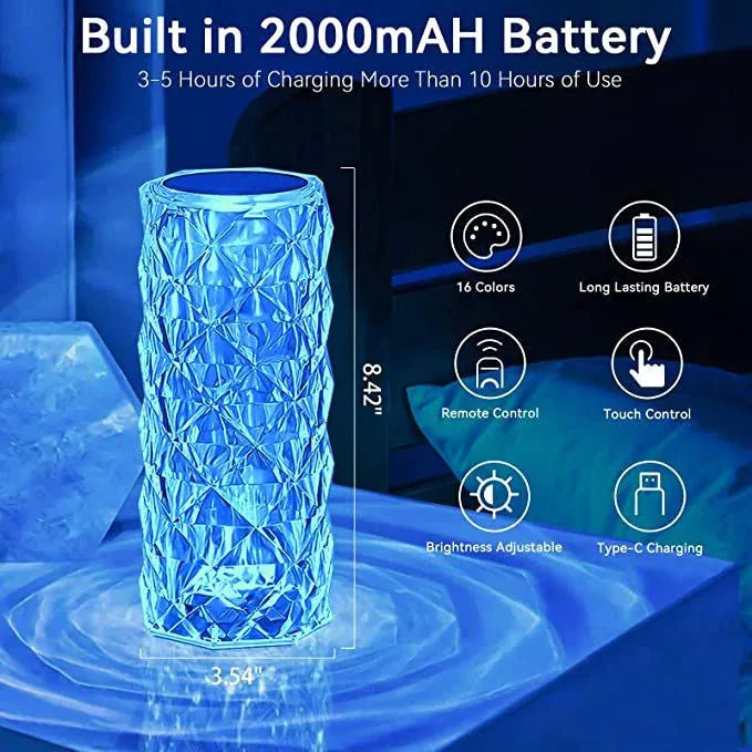 DiamondGlow™ Crystal Lamp