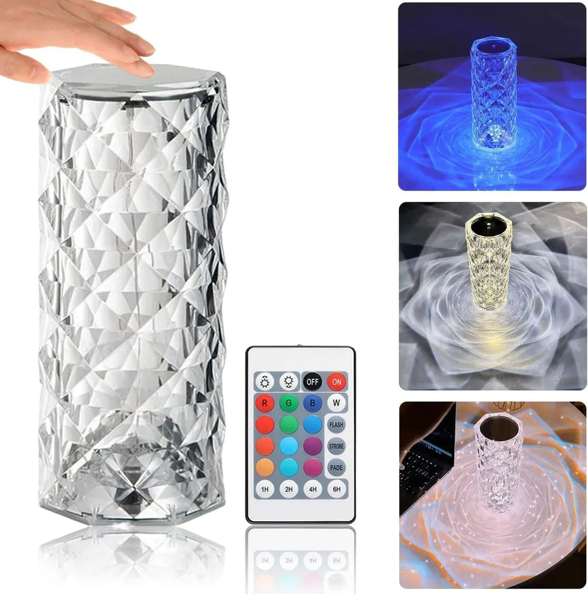 DiamondGlow™ Crystal Lamp