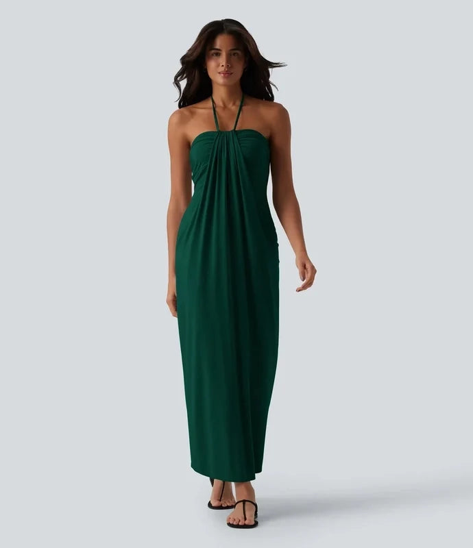 Vinose™ Serenity HalterDress – Soft, Flowy & Flattering