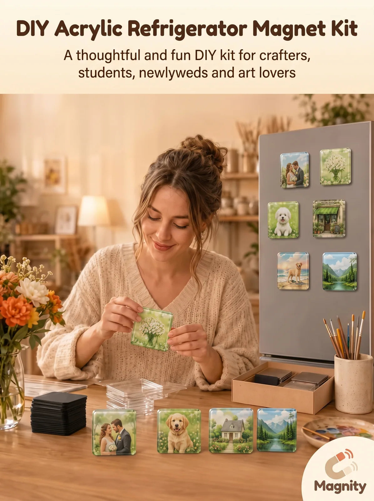 PhotoKeeps™ Acrylic Magnet